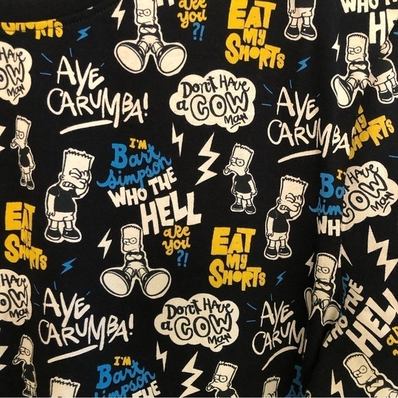 The Simpsons Twentieth Century Fox Film Matt Groening Allover Graphic T-Shirt XL - Picture 12 of 12